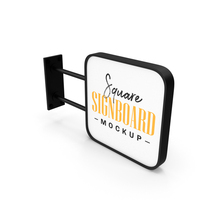 Rounded Square Signboard PNG & PSD Images