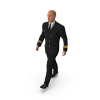 Walking Airline Pilot PNG & PSD Images