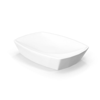 Ceramic Stoneware Soap Case_White PNG & PSD Images