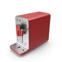 Red Smeg Coffee Machine PNG & PSD Images