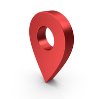Red Location Symbol PNG & PSD Images
