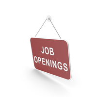 Job Openings Hanging Sign PNG & PSD Images