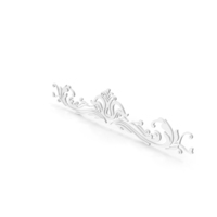 White Floral Design Frame PNG & PSD Images
