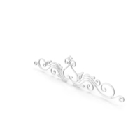 White Royal Design Frame PNG & PSD Images