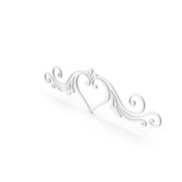 White Floral Design Frame PNG & PSD Images
