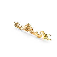 Gold Floral Frame Design PNG & PSD Images
