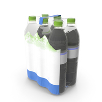 Mineral Water 6 Bottle Pack PNG & PSD Images