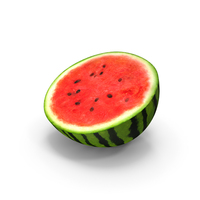 Watermelon Cross Section PNG & PSD Images