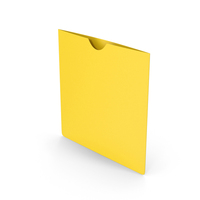 Yellow DVD Pouch PNG & PSD Images