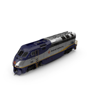 Diesel Electric Locomotive F59 PHI Amtrak PNG & PSD Images