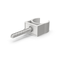 White Clamp With Wall Plug PNG & PSD Images