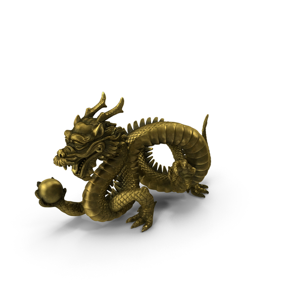 Chinese Dragon Statue PNG & PSD Images