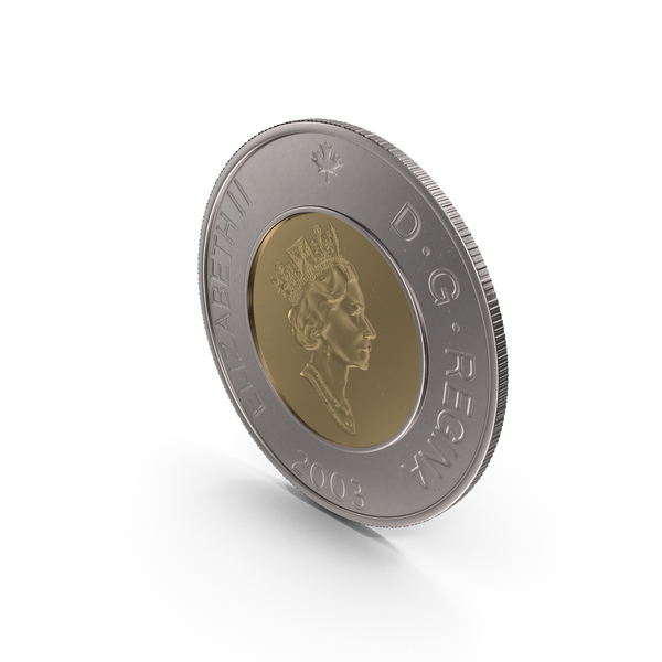 Dollar Canadian Coin Loonie PNG & PSD Images