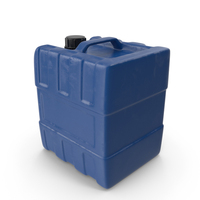 Blue Plastic Fuel Can PNG & PSD Images