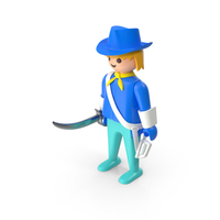 Playmobil Cavalry Corporal with Saber PNG & PSD Images