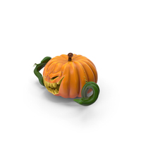 Stylized Halloween Pumpkin PNG & PSD Images
