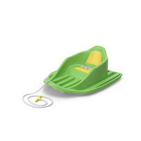 Baby Sled Green PNG & PSD Images