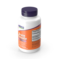 Brain Elevate 120 Vcaps Container PNG & PSD Images