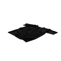 Flat T Shirt Black PNG & PSD Images