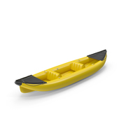 Kayak Yellow PNG & PSD Images