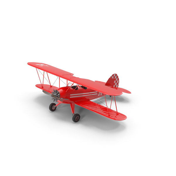 Biplane Red PNG & PSD Images
