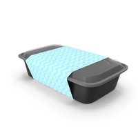 Rectangular Dual Compartment Meal Prep Container PNG & PSD Images