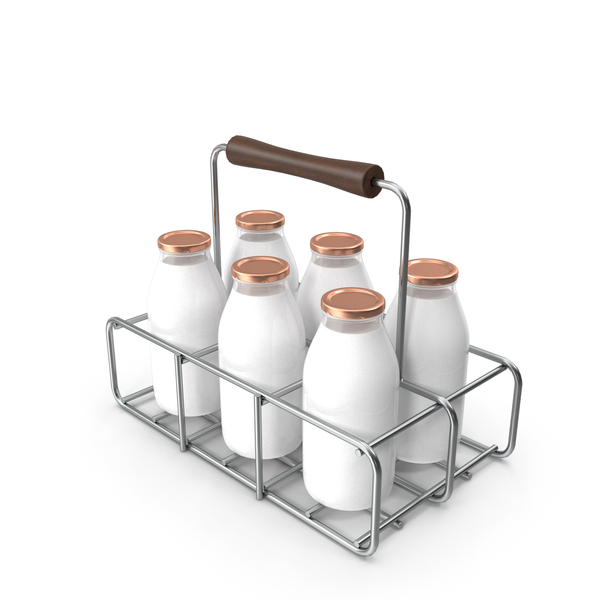 Milk Bottle Carrier PNG & PSD Images