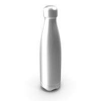 Non- Brushed Aluminium Bottle PNG & PSD Images