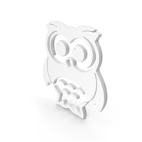 White Owl Symbol PNG & PSD Images