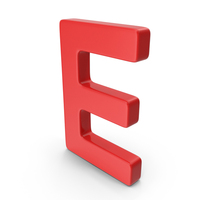 Red Letter E PNG & PSD Images