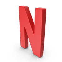 Red Letter N PNG & PSD Images