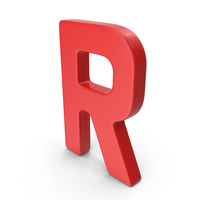 Red Letter R PNG & PSD Images