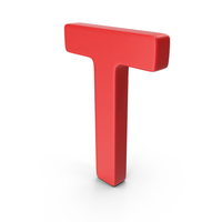 Red Letter T PNG & PSD Images