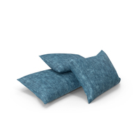 Blue Denim Pillows PNG & PSD Images