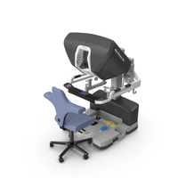 Surgeon Console Da Vinci XI with Chair PNG & PSD Images