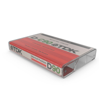 TDK盒式盒子空PNG和PSD图像