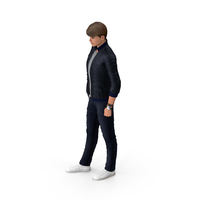Teenage Boy Street Clothes Standing Pose PNG & PSD Images