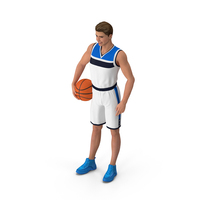 Teenage Boy with Basketball Ball PNG & PSD Images