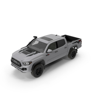Toyota Tacoma TRD Pro Silver Sky Metallic 2021 PNG & PSD Images