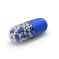 Blue Capsule PNG & PSD Images