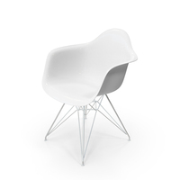 Vitra Dar Eames Plastic Armchair PNG & PSD Images