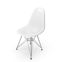 Vitra DSR Eames Plastic Side Chair PNG & PSD Images
