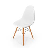 Vitra DSW Eames Plastic Side Chair PNG & PSD Images