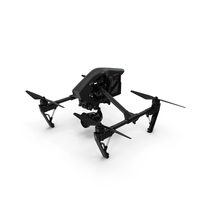 DJI Inspire 1 Quadcopter Black Edition PNG & PSD Images