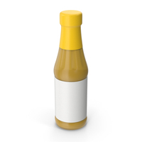 Yellow Sauce Bottle PNG & PSD Images