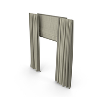 Beige Curtains In Two Colors With Roman PNG & PSD Images