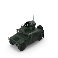 Humvee M1151 Enhanced Armament Carrier Simple Interior PNG & PSD Images