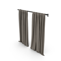 Brown Curtains PNG & PSD Images