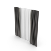 Brown Curtains In Two Colors PNG & PSD Images