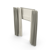 Brown Roman Curtains PNG & PSD Images